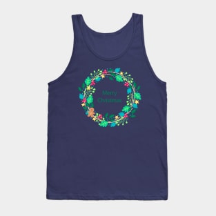 Merry Christmas Ring Tank Top